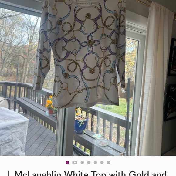 J Mlaughlin top excellent condition - Picture 3 of 5